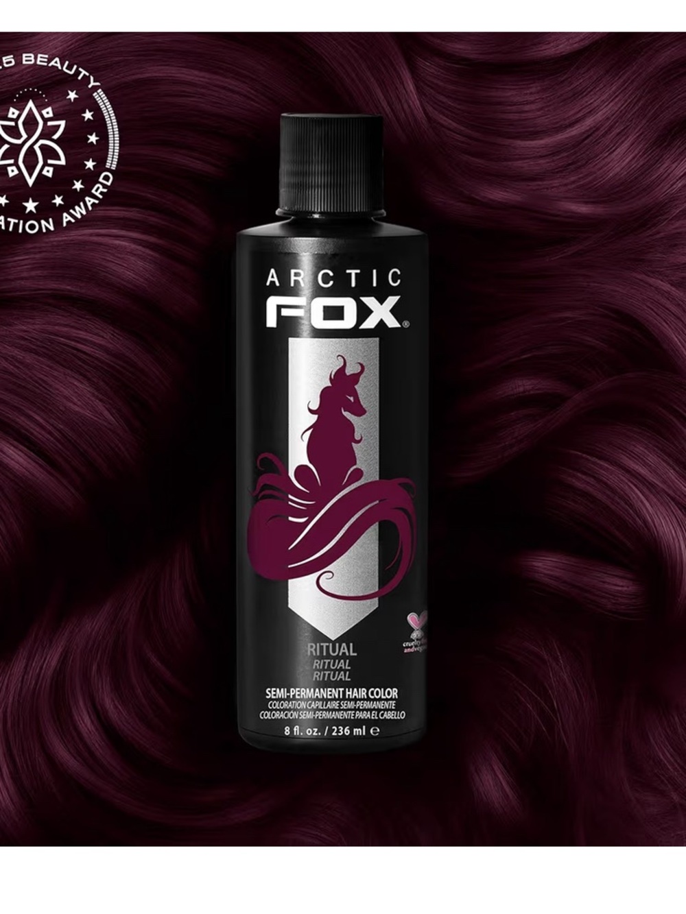 ARCTIC FOX Cruelty-Free Vegan Semi-Permanent Hair Color Dye (8 Fl Oz, RITUAL) - Picture 2 of 3